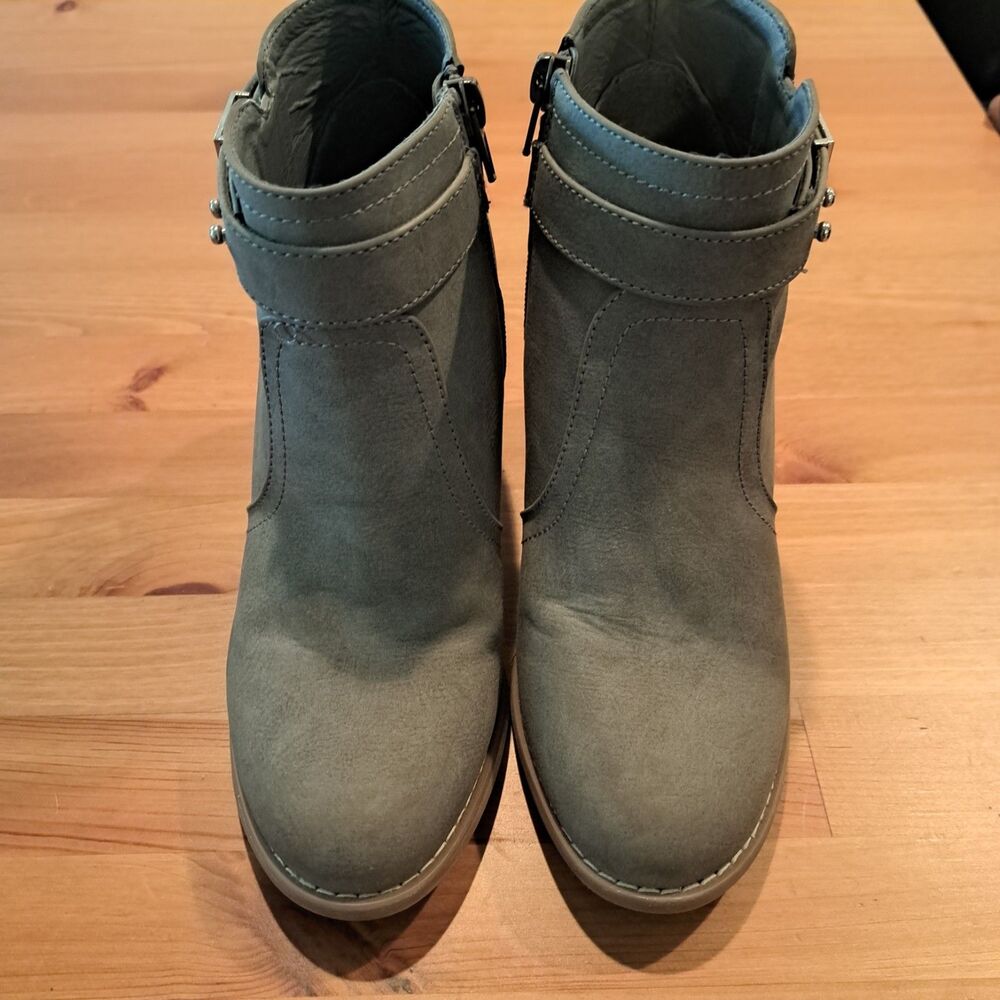 Nautica Glady Ankle Gray Wedge Women's Boots 7
